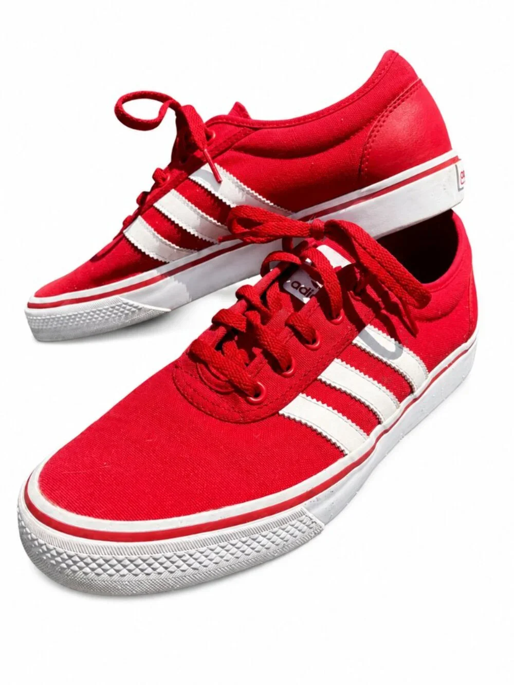 Red Canvas Adidas Men's Sneakers Size 9 GREAT CONDITION